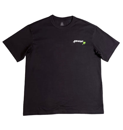 Stack Dough Stay Low Key Tee - Black (Reflective Green)