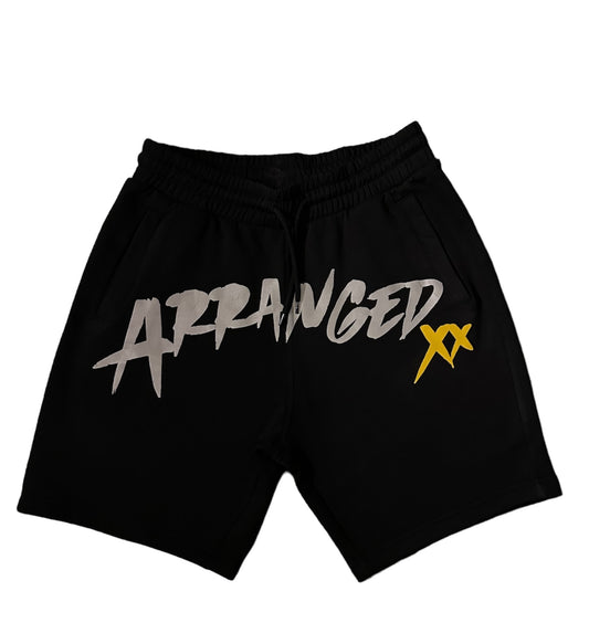 For The Streets Shorts - Black (Yellow)