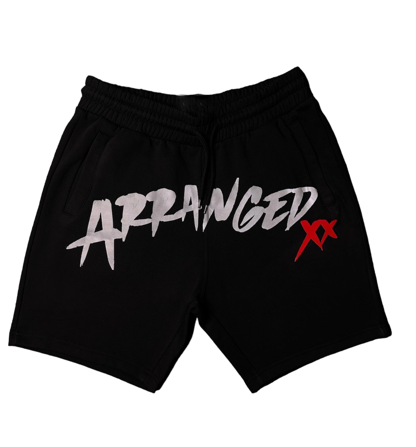 For The Streets Shorts - Black (Red)